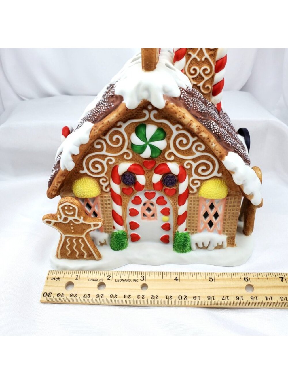 PartyLite P7304 Gingerbread House Tealight Candle Holder Christmas Decor - Picture 3 of 14